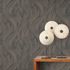 Non-woven wallpaper wave pattern brown bronze 10456-11 5