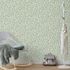Non-woven wallpaper leaves white green blue 10462-07 1