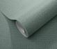 Non-woven wallpaper textile look plain green 10463-07 3