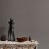 Non-woven wallpaper textile look plain dark brown 10463-33 5