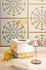 Versace wallpaper circles cream gold metallic 79175-1 1