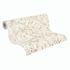 Non-woven wallpaper floral cream beige metallic 79004-1 3
