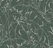 Non-woven wallpaper Floral Green Silver Metallic 79004-5 2