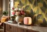 Non-woven wallpaper jungle green black yellow 79039-1 1