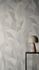 Non-woven wallpaper leaves cream pearlescent 79039-5 1