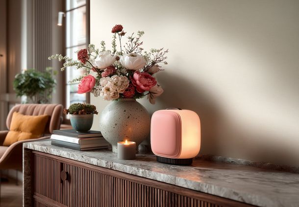 Non-woven wallpaper plain cream beige 79202-1