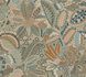 Non-woven wallpaper tropical in grey pink blue 78025-5 2