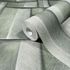 Non-woven wallpaper wood look 3D effect light green 35378 2