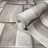 Non-woven wallpaper wood look 3D effect cream brown 35385 2