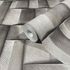 Non-woven wallpaper wood look 3D effect brown grey 35393 2