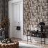 Non-woven wallpaper wood look 3D effect brown grey 35393 1