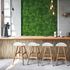 Non-woven wallpaper moss nature motif grasses green 45733 1