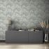 Non-woven wallpaper marble look wave pattern grey 45758 1