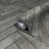Non-woven wallpaper stone look herringbone anthracite 45761 2
