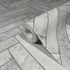 Non-woven wallpaper stone look herringbone light grey 45762 2