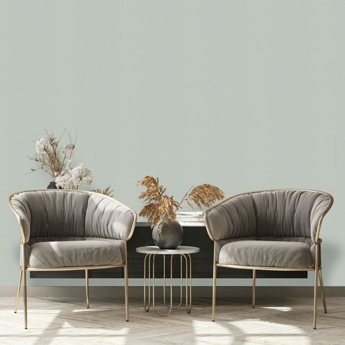 Non-woven Wallpaper plain Textile Look Light Grey 82487