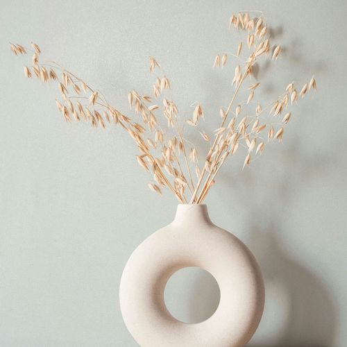 Non-woven Wallpaper plain Texture Modern Gray Cream 82514