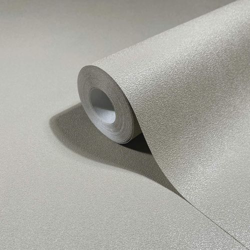 Non-woven Wallpaper plain Texture Modern Grey 82516