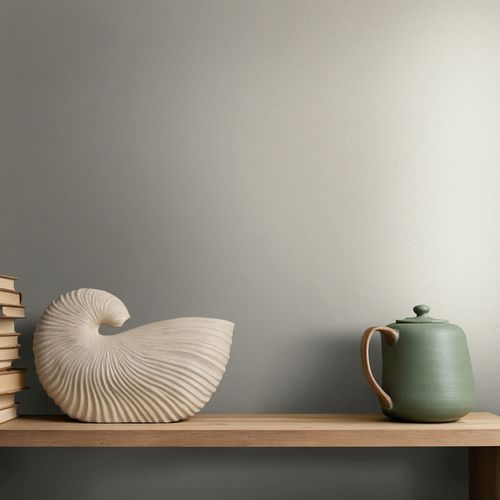 Non-woven Wallpaper Plain Plaster Look Textured Beige 82560