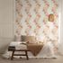 Non-woven Wallpaper Floral Flowers White Red Green 89011 2