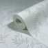 Non-woven Wallpaper Floral Leaves Twigs Cream Green 89029 4