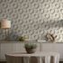 Non-woven wallpaper 3D_Effekt Graphic Beige Grey 89032 2