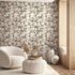 Non-woven Wallpaper Flowers Twigs Cream Beige Green 89034 2