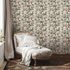 Non-woven Wallpaper Flowers Twigs Cream Beige Green 89034 1