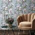 Non-woven Wallpaper Flowers Blue Purple Green 89036 2