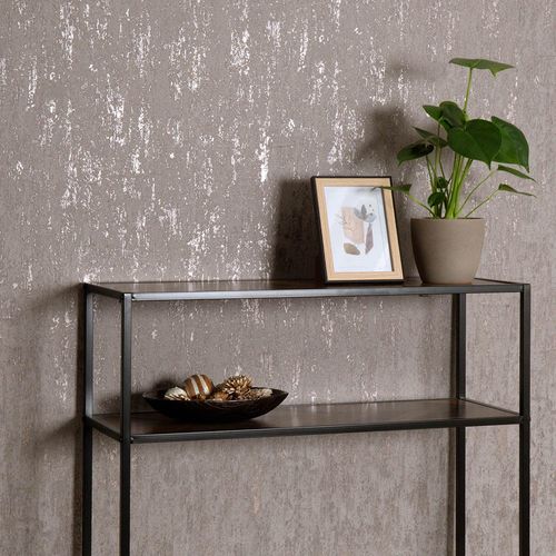 Guido Maria Kretschmer Wallpaper Plaster Brown Metallic