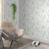 Guido Maria Kretschmer Wallpaper Leaves White Green 1