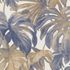 Non-woven Wallpaper Leaves Cream Brown Blue 10558-44 4