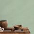 Non-woven wallpaper plain textile look light green 10563-07 5