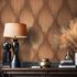Wallpaper Papis Loveday Graphic Brown Gold Metallic 35805 4