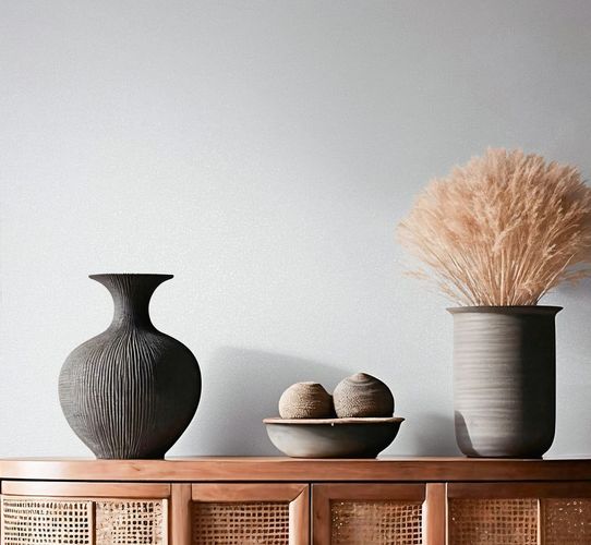 Wallpaper Papis Loveday Plain Plaster Look Grey 35820