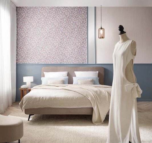 Wallpaper Papis Loveday Stripe Texture Pink Cream 35833