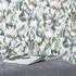Non-woven Wallpaper Flowers Blue Cream Brown 10586-09 5
