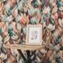 Non-woven Wallpaper Flowers Brown Blue Orange 10586-11 5