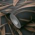 Non-woven Wallpaper Leaves Black Brown Glitter 10587-47 3