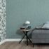 Non-woven Wallpaper Graphic Plain Petrol Blue 10589-19 1