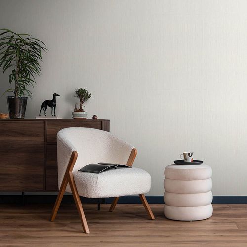 Non-woven Wallpaper Plain Cream Beige Glitter 10590-14