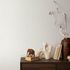 Non-woven Wallpaper Plain Cream Beige Glitter 10590-14 5