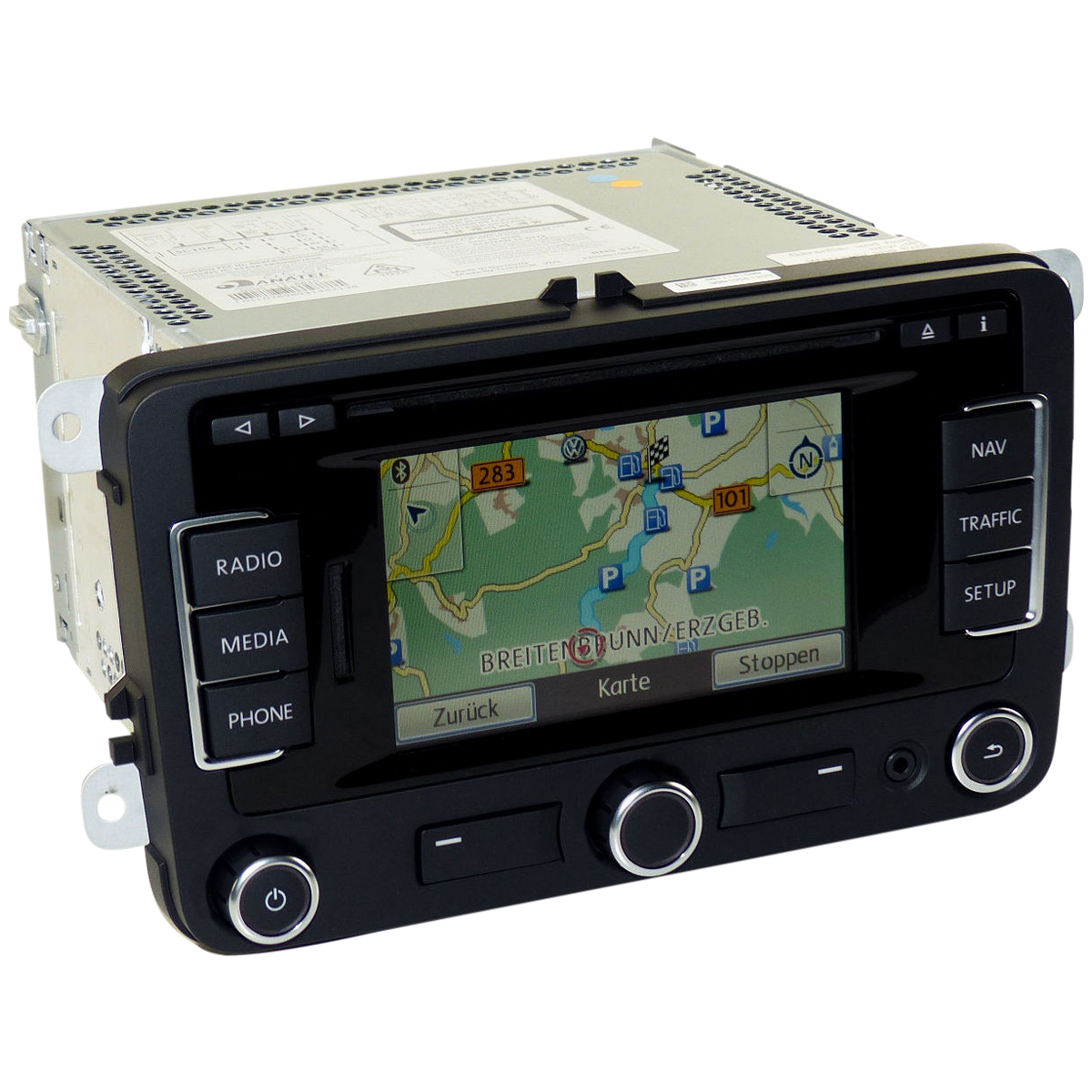 VW RNS 315 Radio Navigationssystem EU Touchscreen MP3 SD Bluetooth Mit