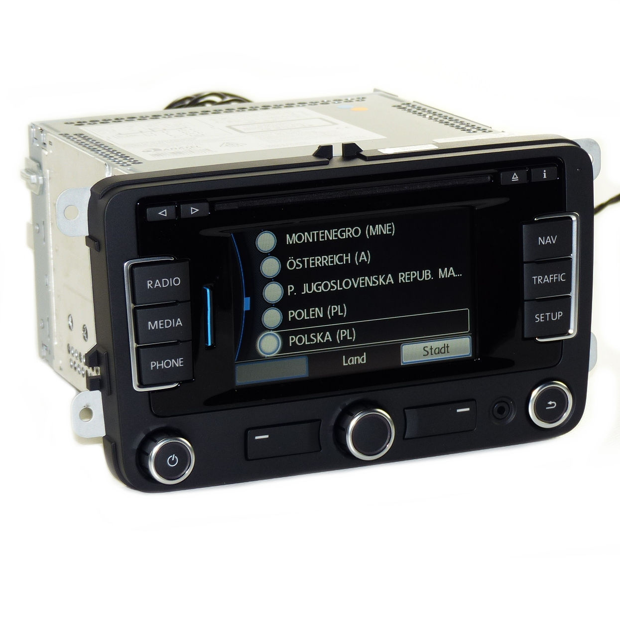 VW RNS 315 Radio Navigation System EU Touchscreen MP3 SD