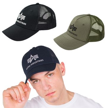 DJINNS Piki Leather Trucker Cap Mütze Kappe Meshcap Basecap Neu Cappy Caps Hat
