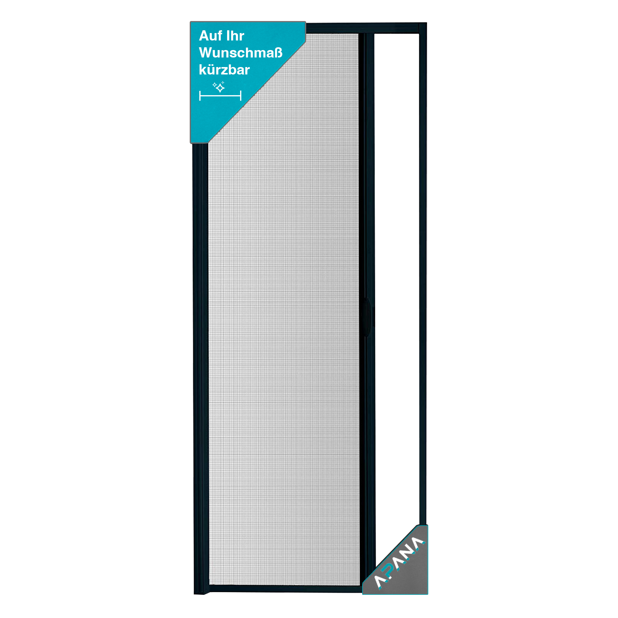 Product Image for APANA Fliegengitter Rollo für Schiebetür – Insektenschutz Alurahmen, ideal für Balkontüren