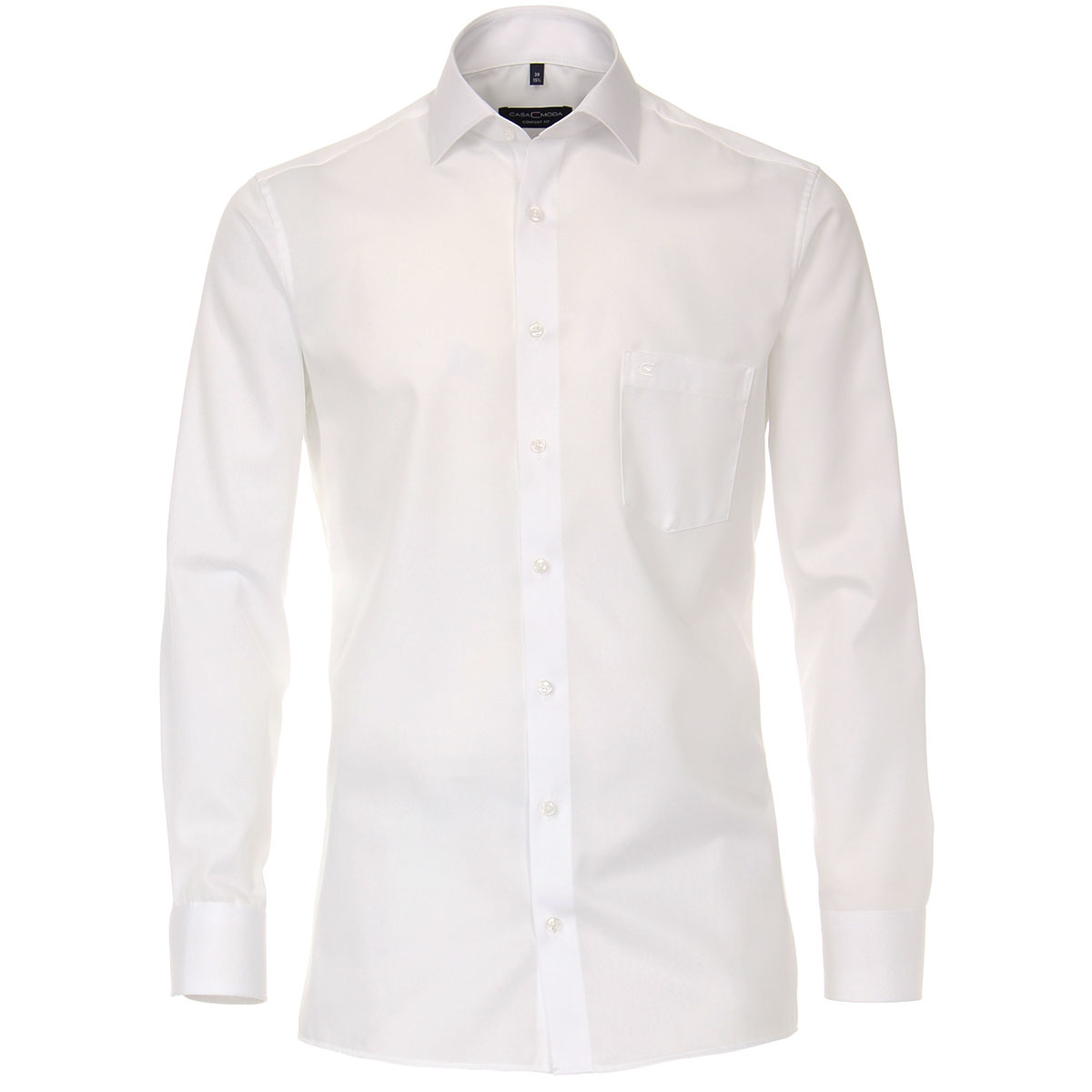 Herrenhemd In Feiner Twill Qualit t CASAMODA Wei 