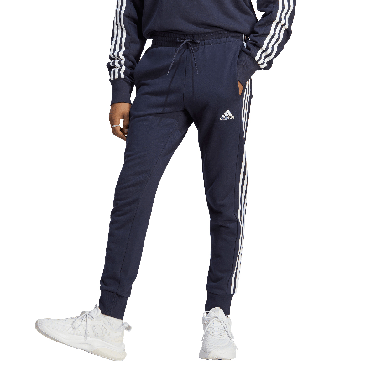 adidas Extra lange Jogginghose aus Baumwolle dunkelblau