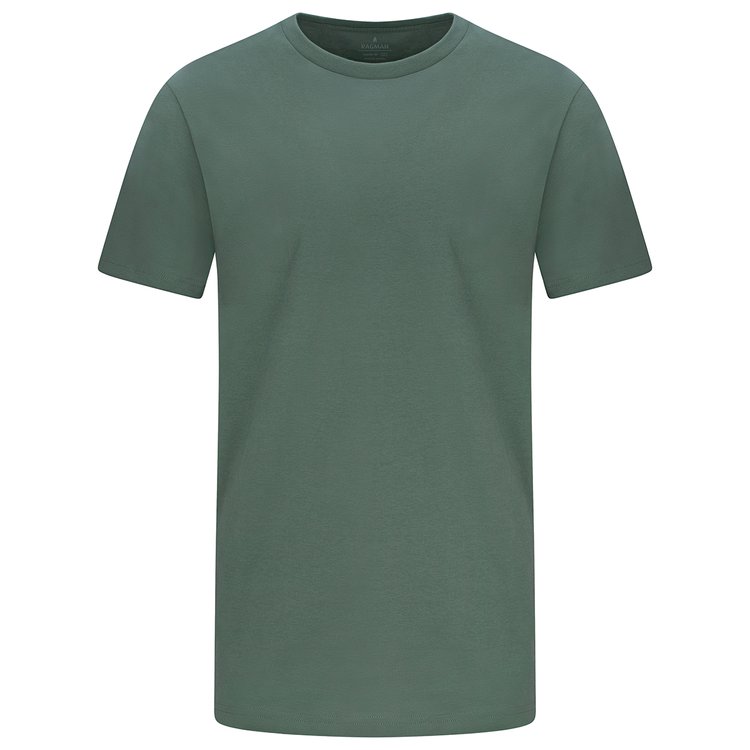 Herren T-Shirt extra lang geschnitten - salbeigrün