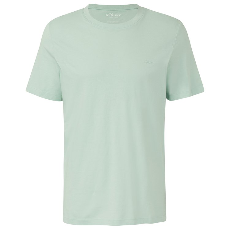 Basic T-Shirt extra long in mintgrün für große Herren